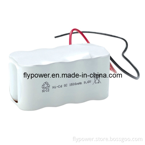 Ni-CD Battery 9.6V Sc1500mAh High Rate Discharge Rechargeable Battery for Power Tool (FD-SC1500P) .